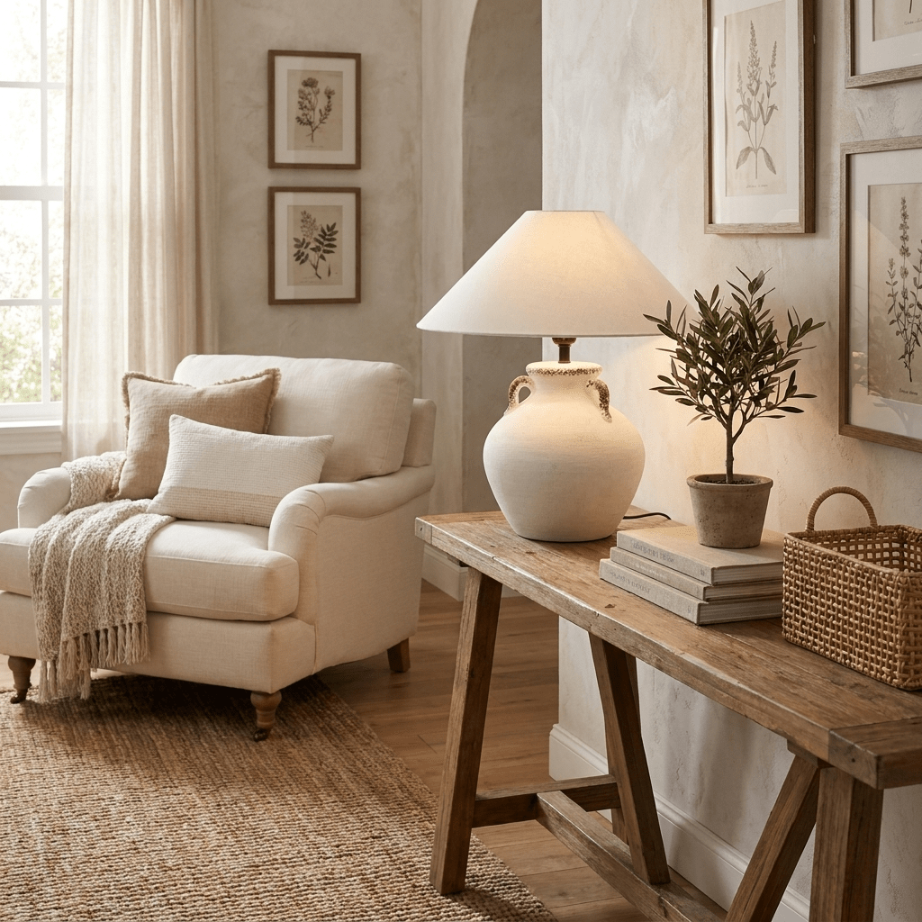 Ceramic Jar Table Lamp — Table Lamp | Maison Monashee — view 3
