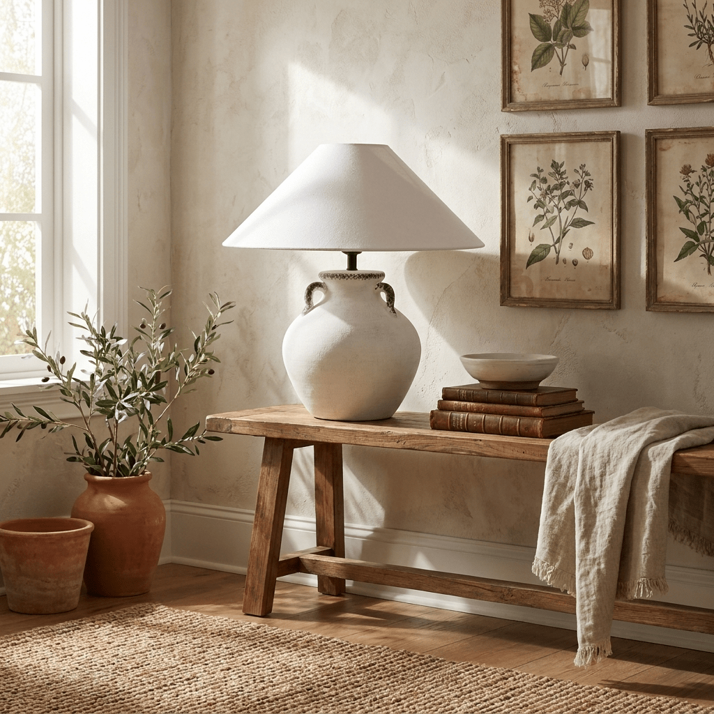 Ceramic Jar Table Lamp — Table Lamp | Maison Monashee — view 2