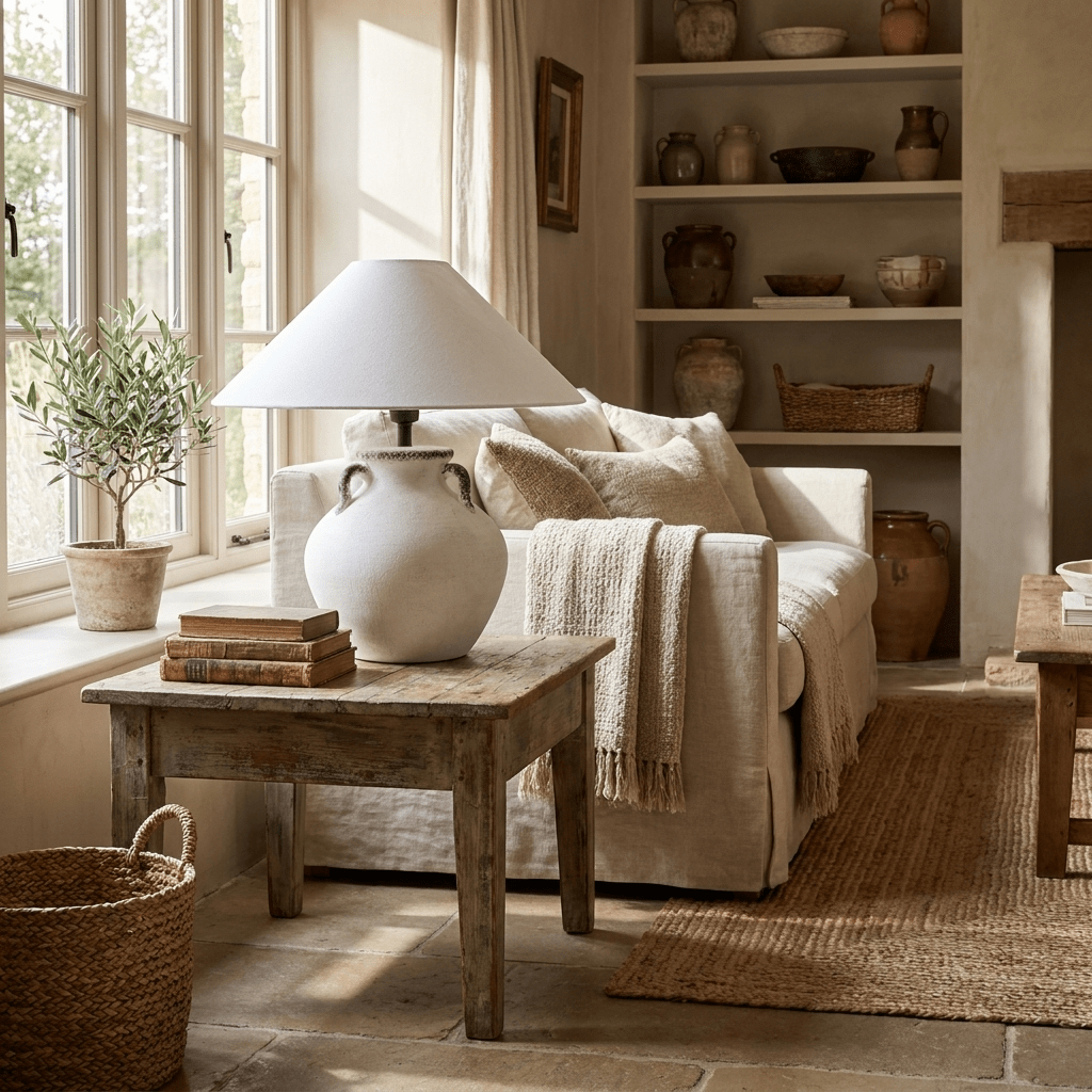 Ceramic Jar Table Lamp — Table Lamp | Maison Monashee — view 11