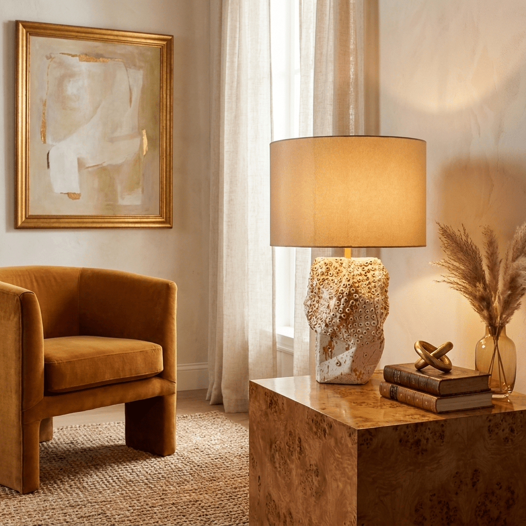 White Coral Table Lamp — Table Lamp | Maison Monashee — view 5