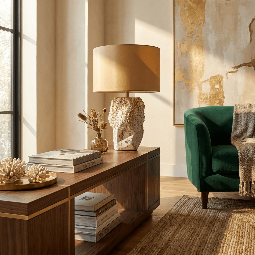 White Coral Table Lamp — Table Lamp | Maison Monashee — view 8