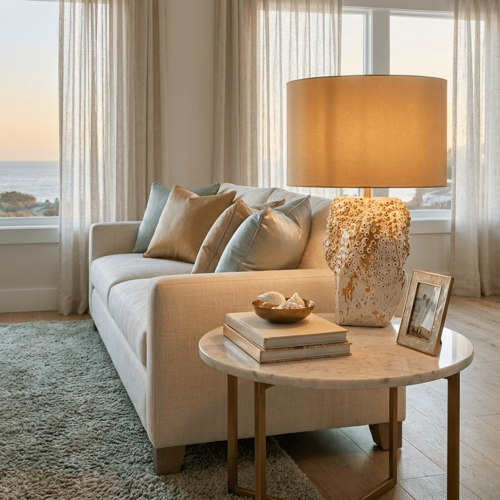 White Coral Table Lamp — Table Lamp | Maison Monashee — view 7