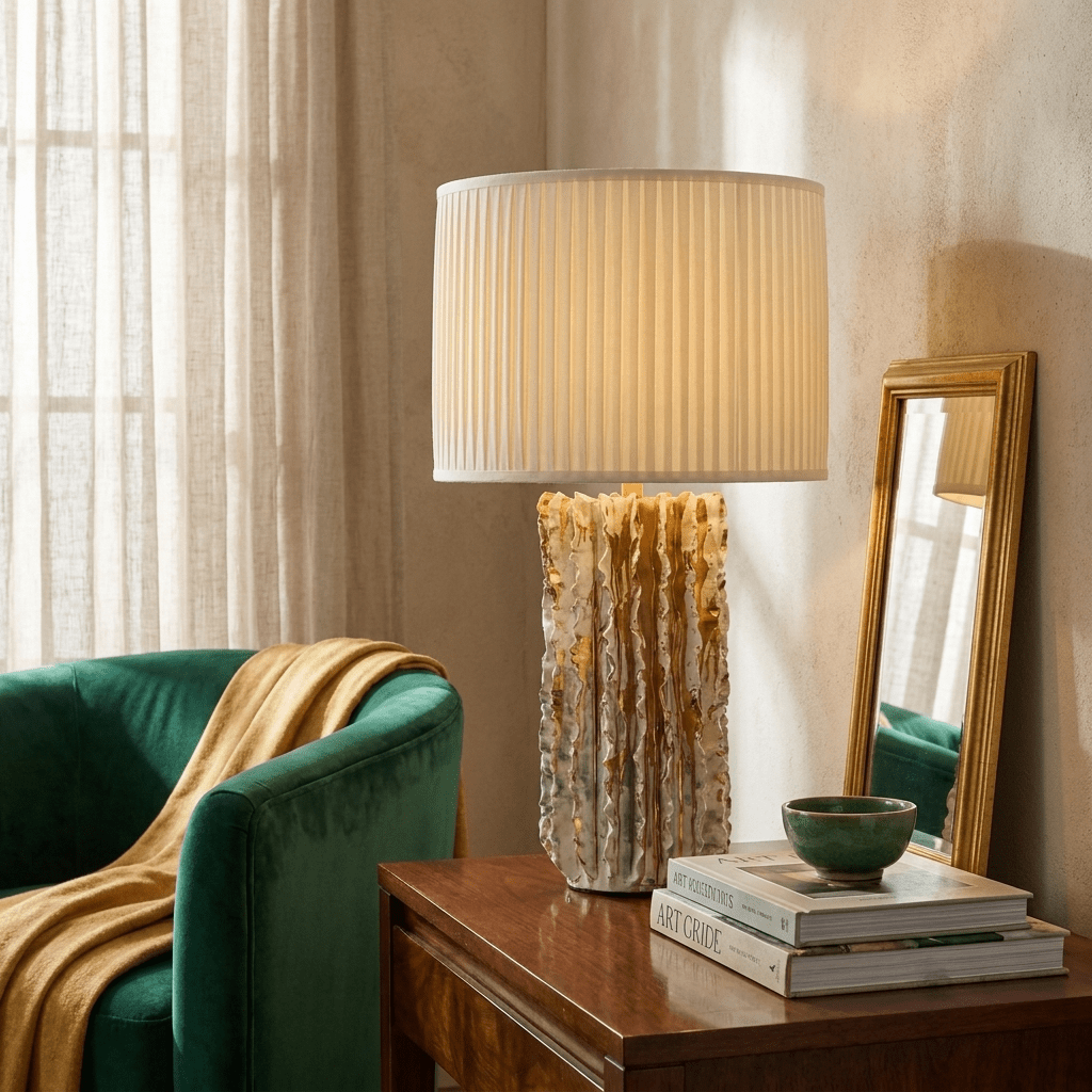 Ceramic Cylinder Table Lamp — Table Lamp | Maison Monashee — view 9