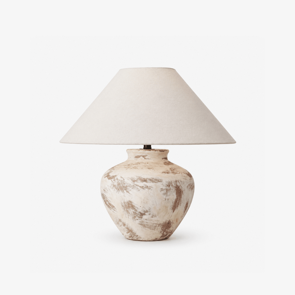 Farmhouse Ceramic Table Lamp — Table Lamp | Maison Monashee