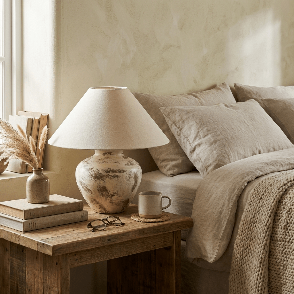 Farmhouse Ceramic Table Lamp — Table Lamp | Maison Monashee — view 2