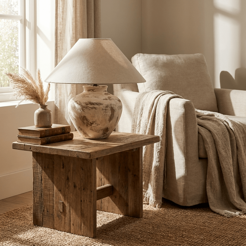 Farmhouse Ceramic Table Lamp — Table Lamp | Maison Monashee — view 9