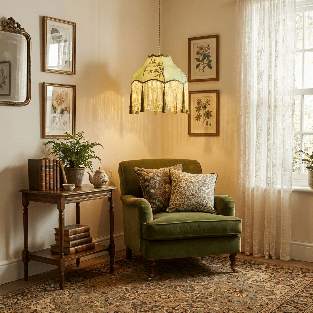 Beaded Hanging Light — Pendant Light | Maison Monashee — view 10