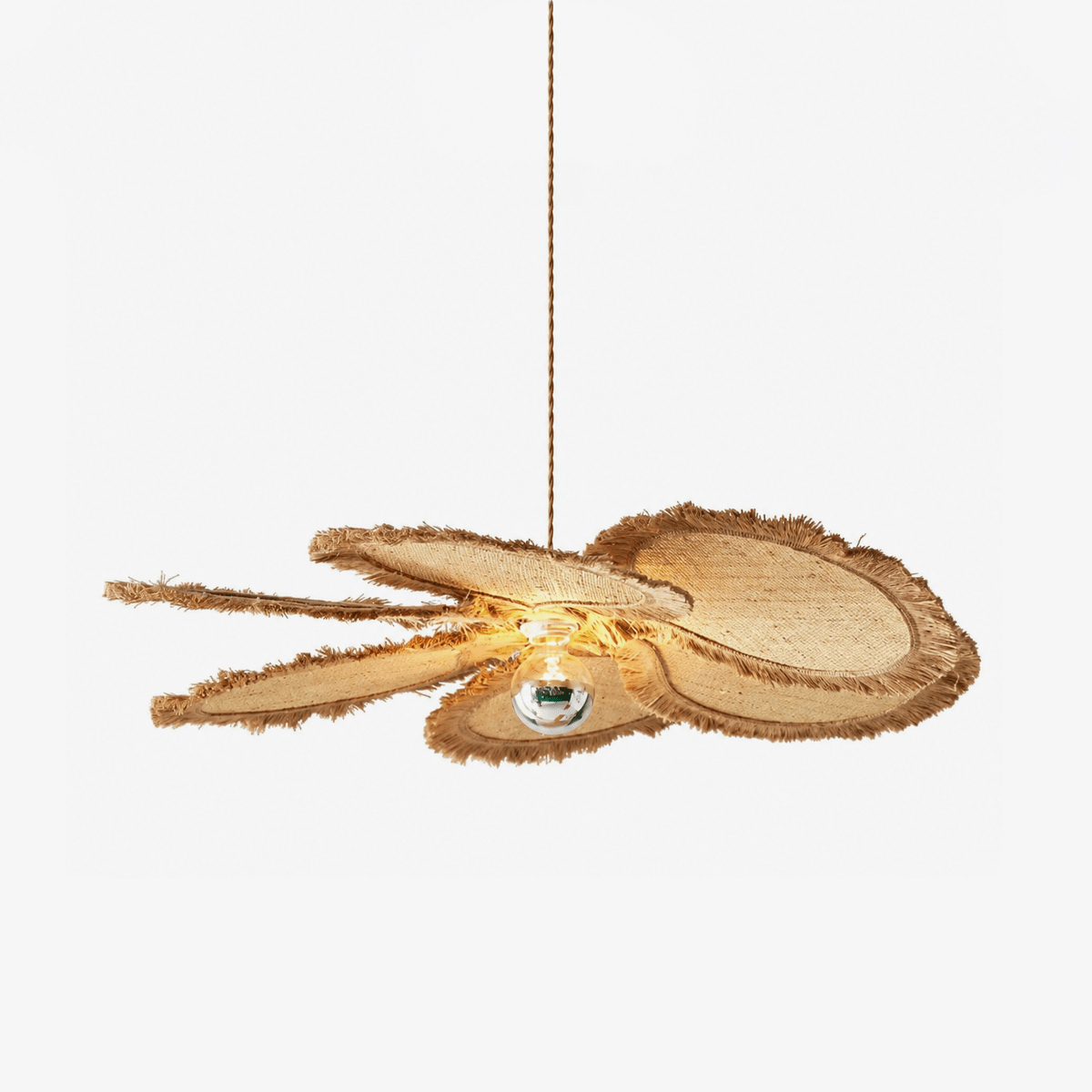 Rattan Kitchen Island Light — Pendant Light | Maison Monashee