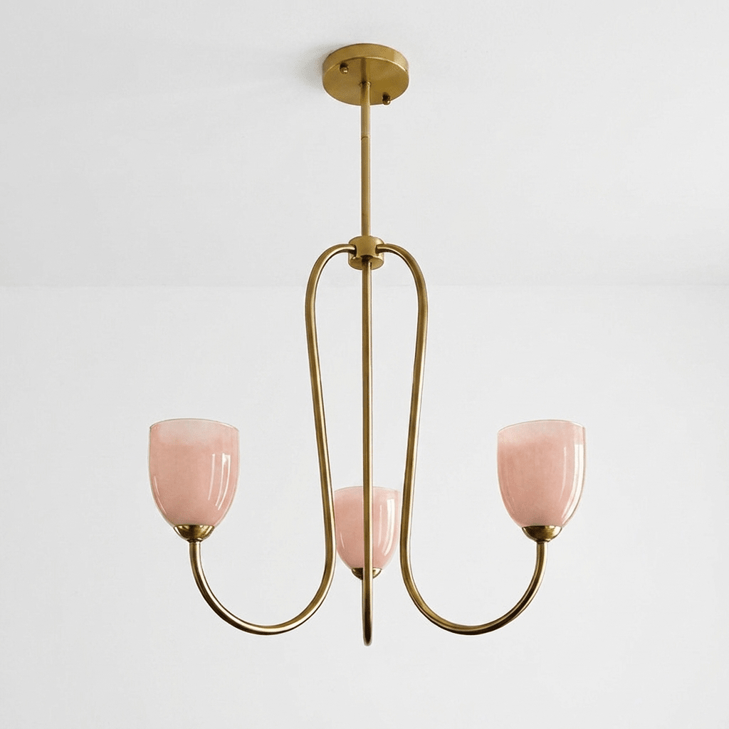 Gold Tulip Chandelier — Chandelier | Maison Monashee — view 14