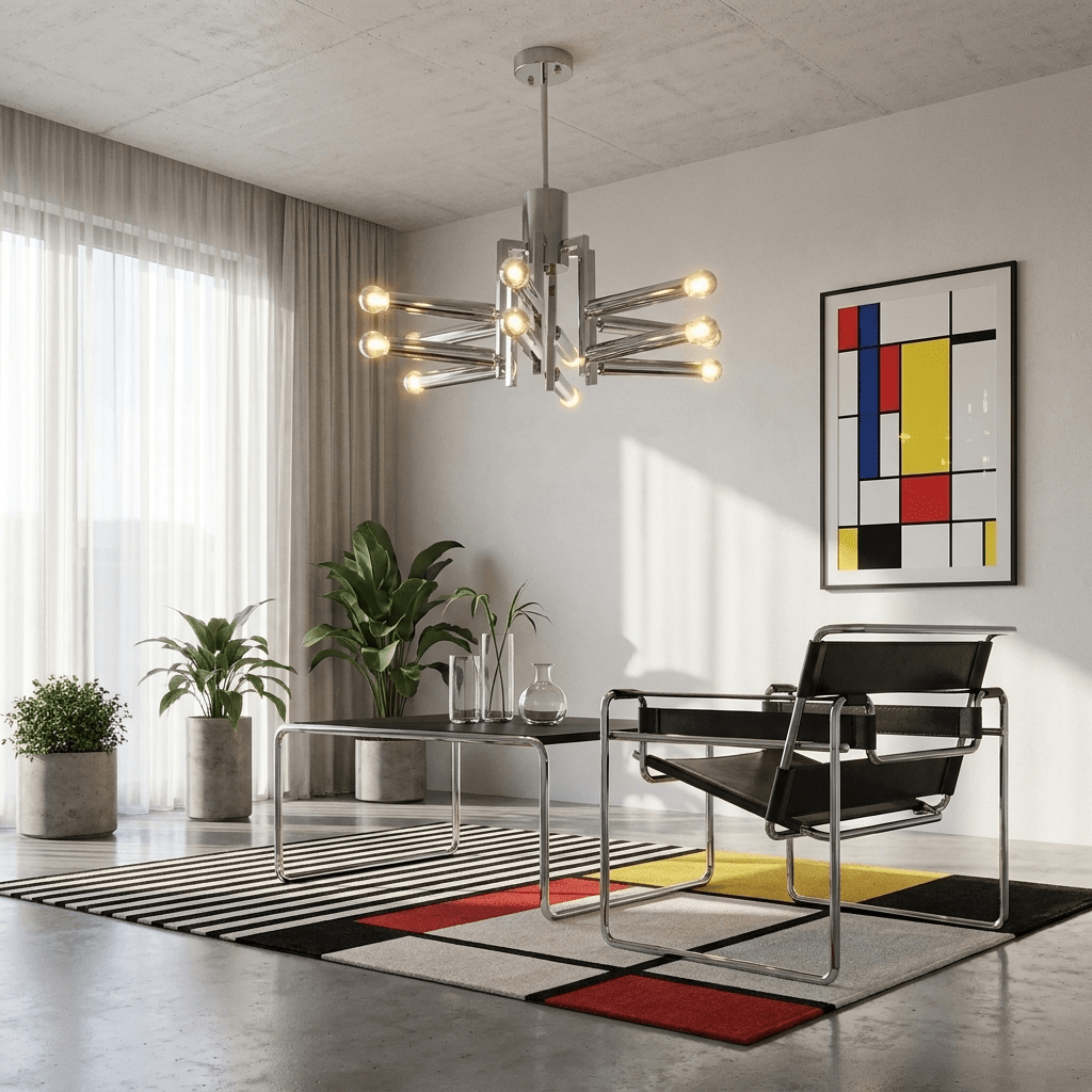 Sputnik Chrome Chandelier — Chandelier | Maison Monashee — view 3