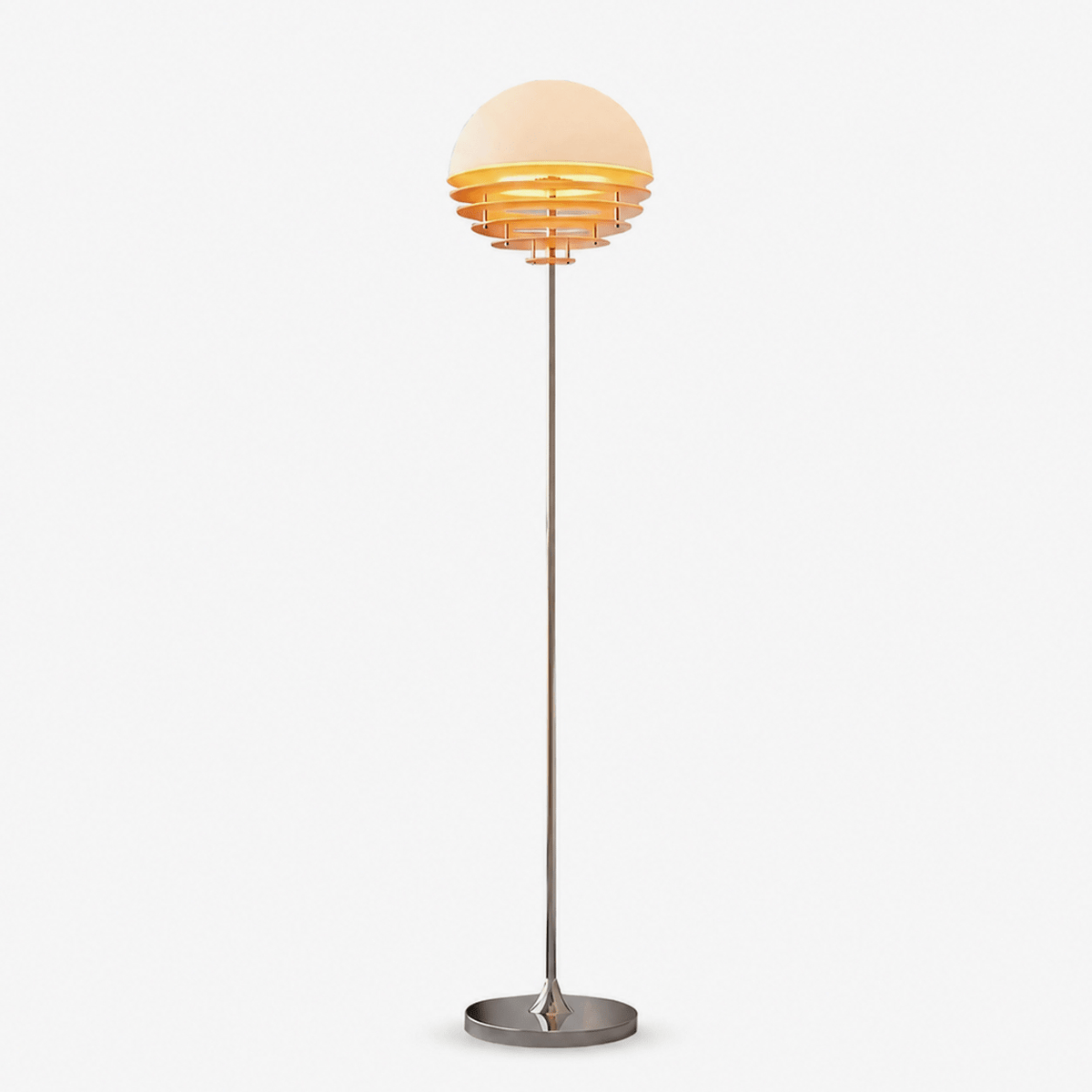 Chrome Dome Floor Lamp — Floor Lamp | Maison Monashee
