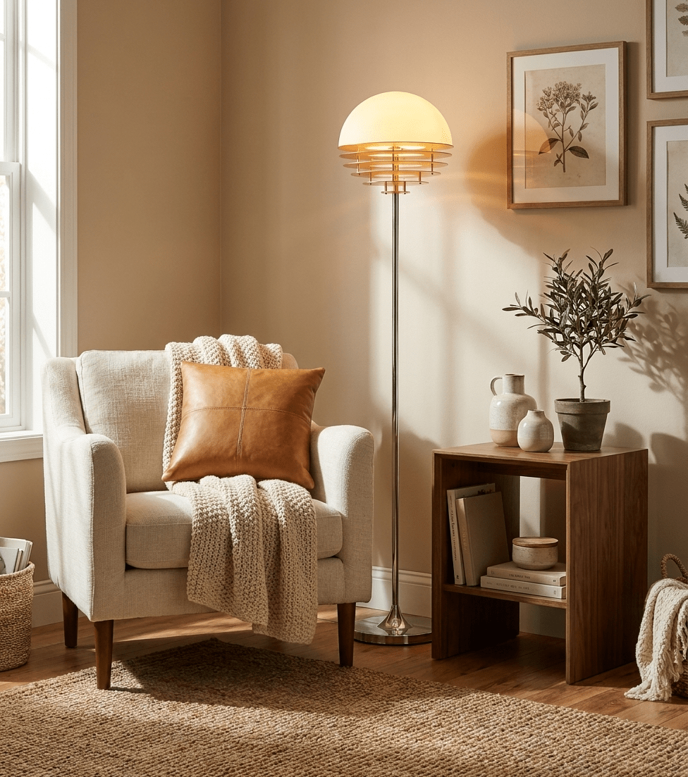 Chrome Dome Floor Lamp — Floor Lamp | Maison Monashee — view 2