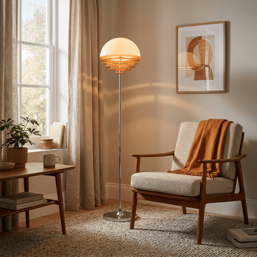 Chrome Dome Floor Lamp — Floor Lamp | Maison Monashee — view 4