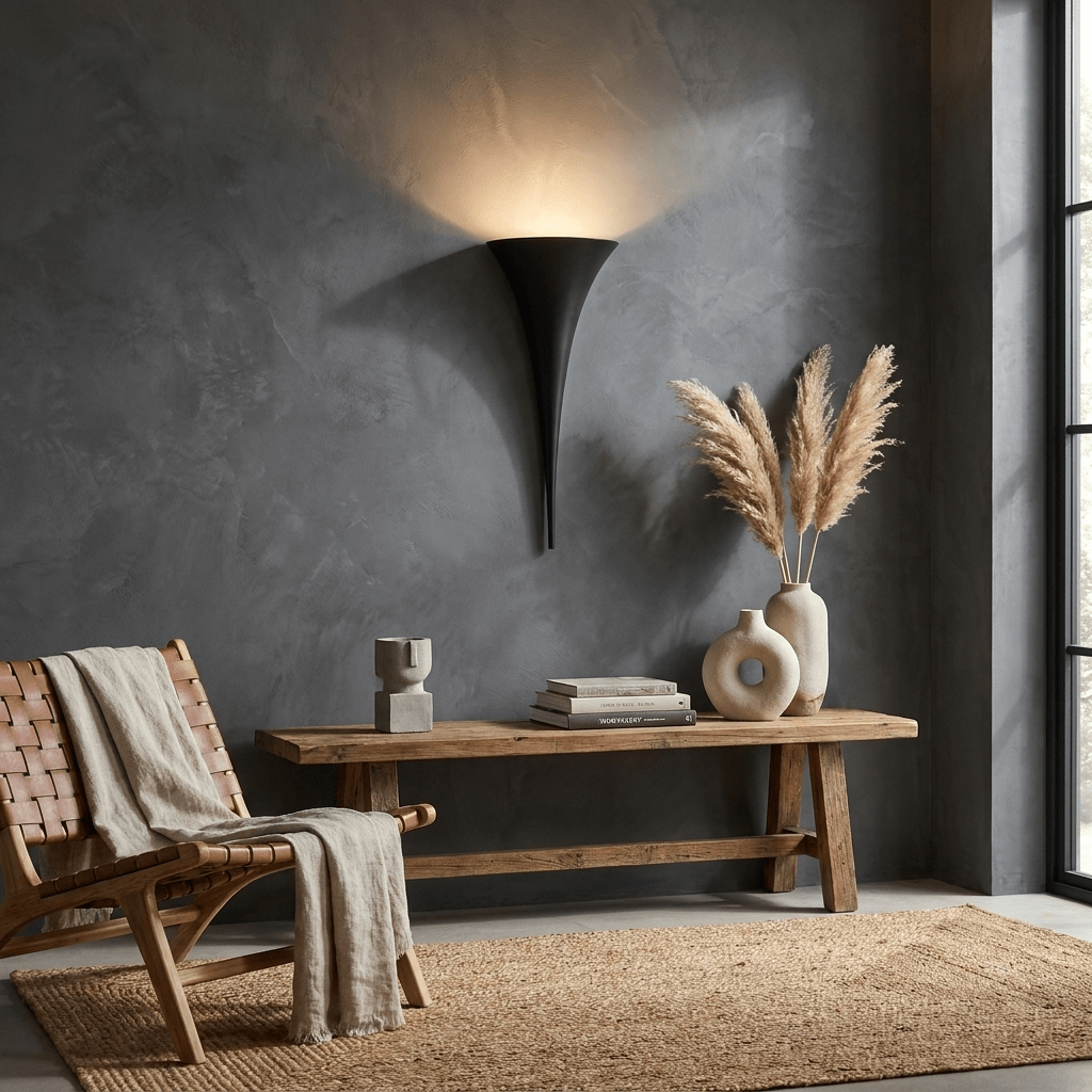 Gold Sconce Light Fixture — Wall Sconce | Maison Monashee — view 8