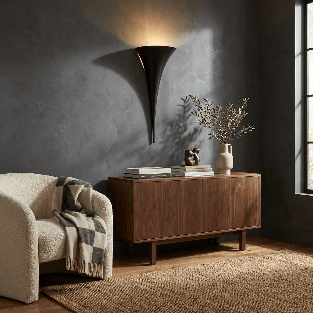 Gold Sconce Light Fixture — Wall Sconce | Maison Monashee — view 4