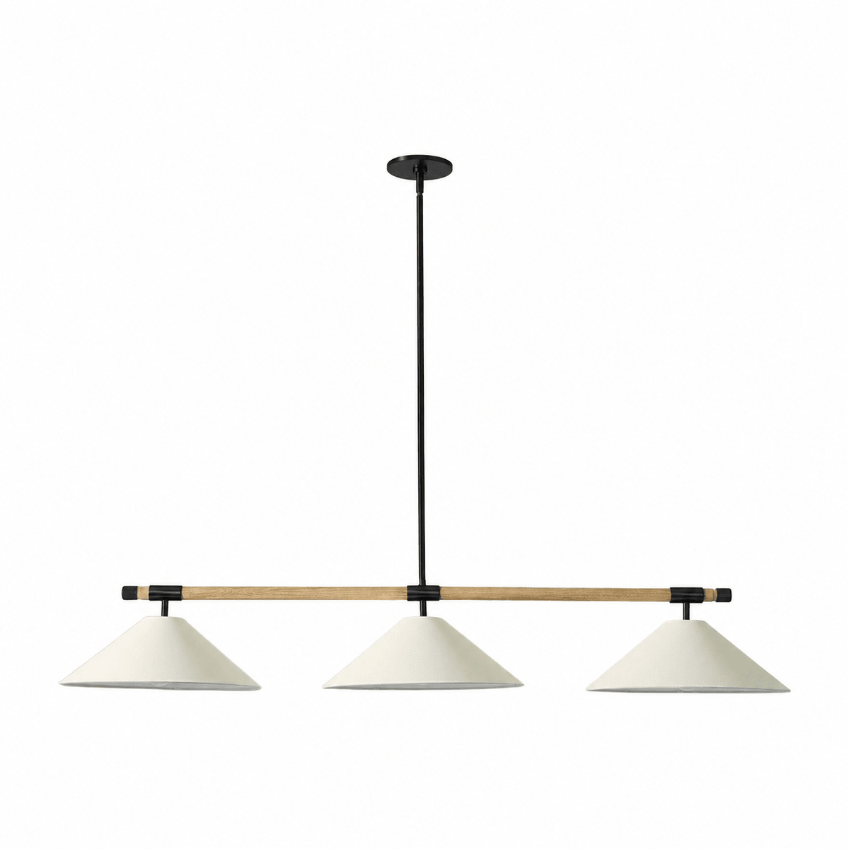 Iron Linear Chandelier — Chandelier | Maison Monashee — view 19