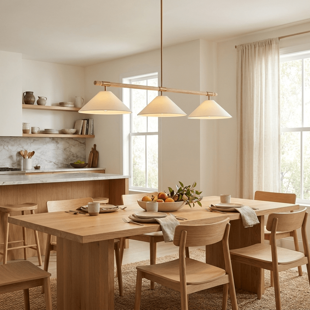 Iron Linear Chandelier — Chandelier | Maison Monashee — view 7