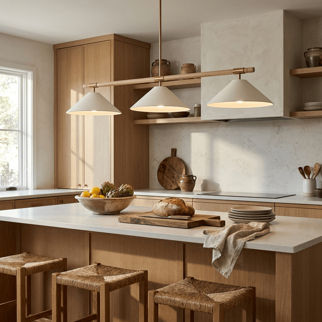 Iron Linear Chandelier — Chandelier | Maison Monashee — view 2