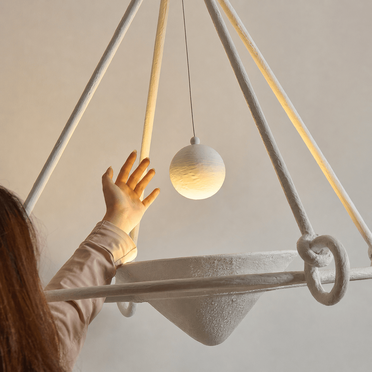 Large Ring Chandelier — Chandelier | Maison Monashee — view 8