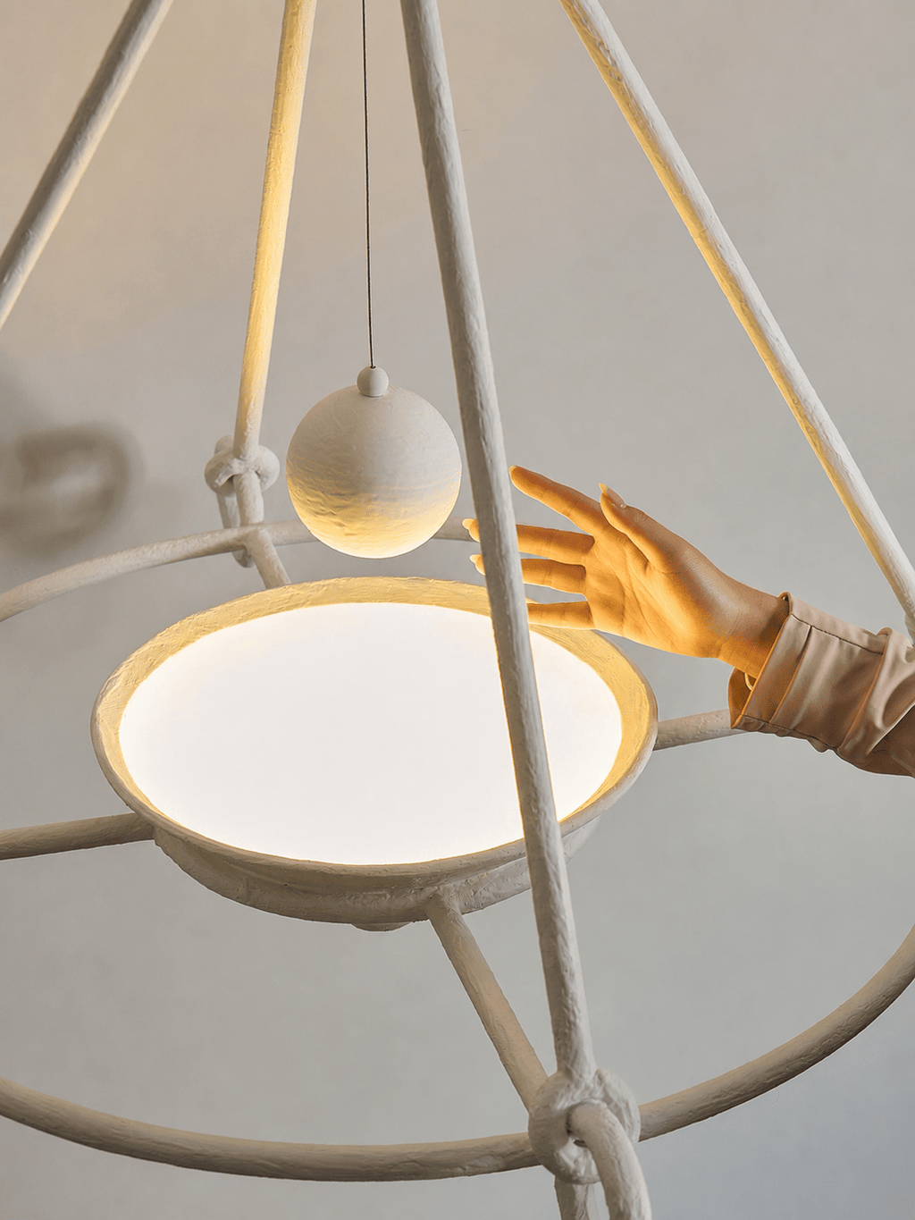 Large Ring Chandelier — Chandelier | Maison Monashee — view 12