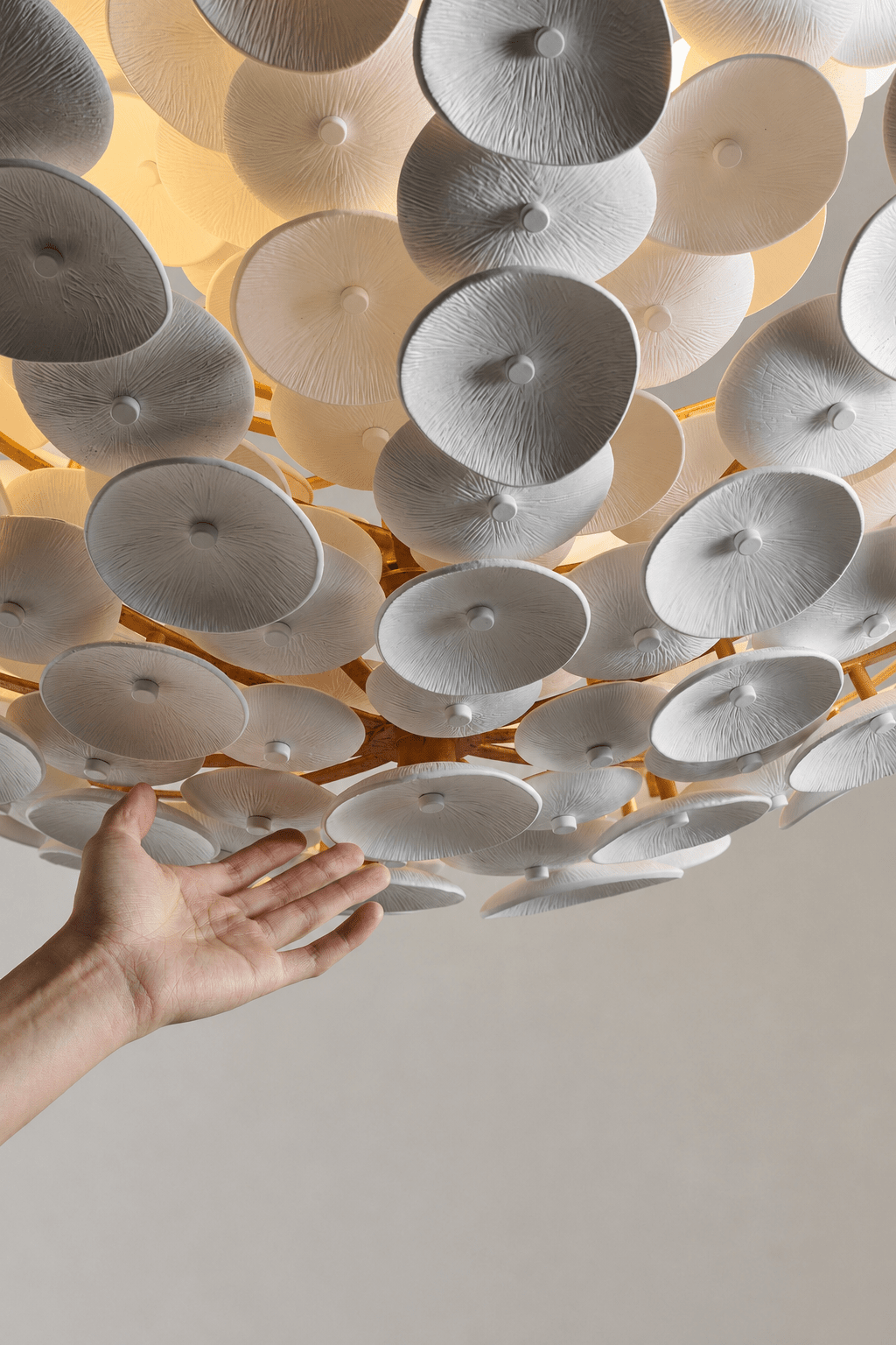 White Dome Chandelier — Chandelier | Maison Monashee — view 12