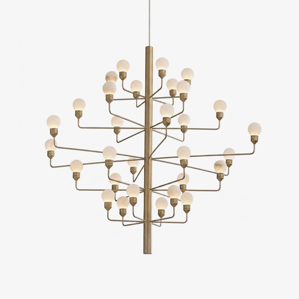 Alabaster Globe Chandelier — Chandelier | Maison Monashee