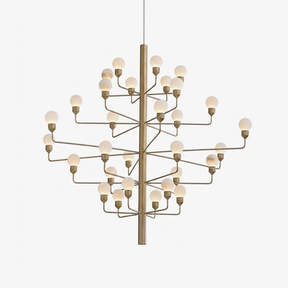 Alabaster Globe Chandelier — Chandelier | Maison Monashee
