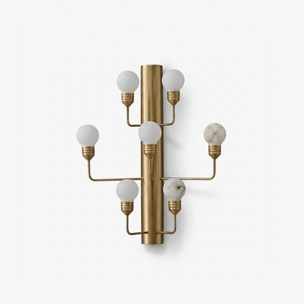 Alabaster Globe Sconce — Wall Sconce | Maison Monashee