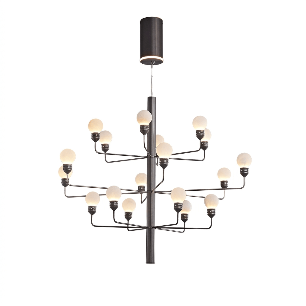 Alabaster Globe Chandelier — Chandelier | Maison Monashee — view 7
