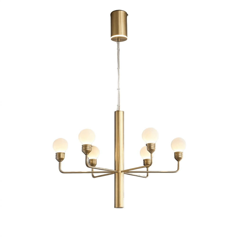 Alabaster Globe Chandelier — Chandelier | Maison Monashee — view 18