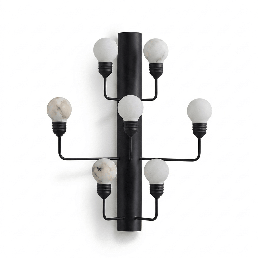 Alabaster Globe Sconce — Wall Sconce | Maison Monashee — view 5