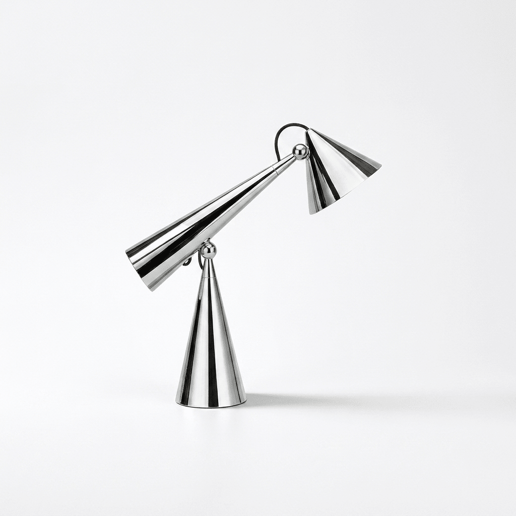 Gold Desk Lamp Modern — Table Lamp | Maison Monashee — view 8