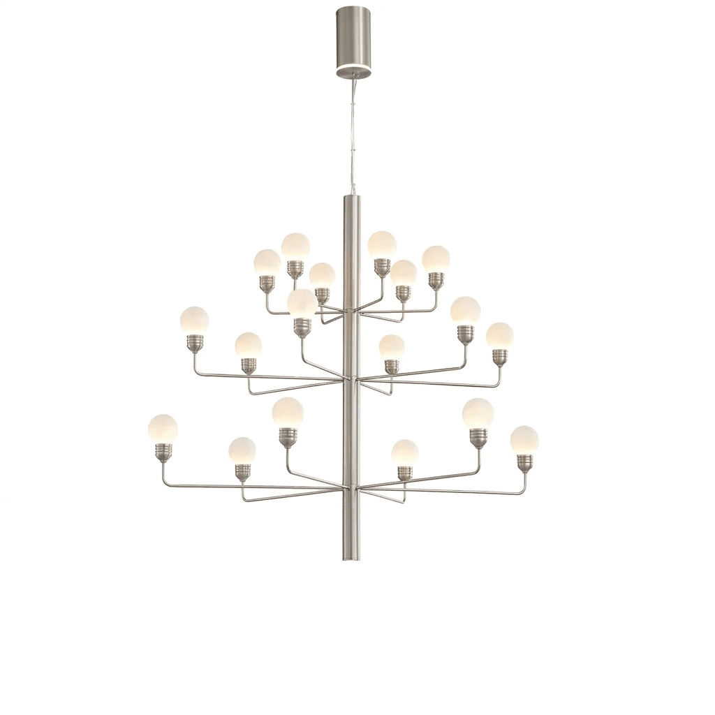 Alabaster Globe Chandelier — Chandelier | Maison Monashee — view 20