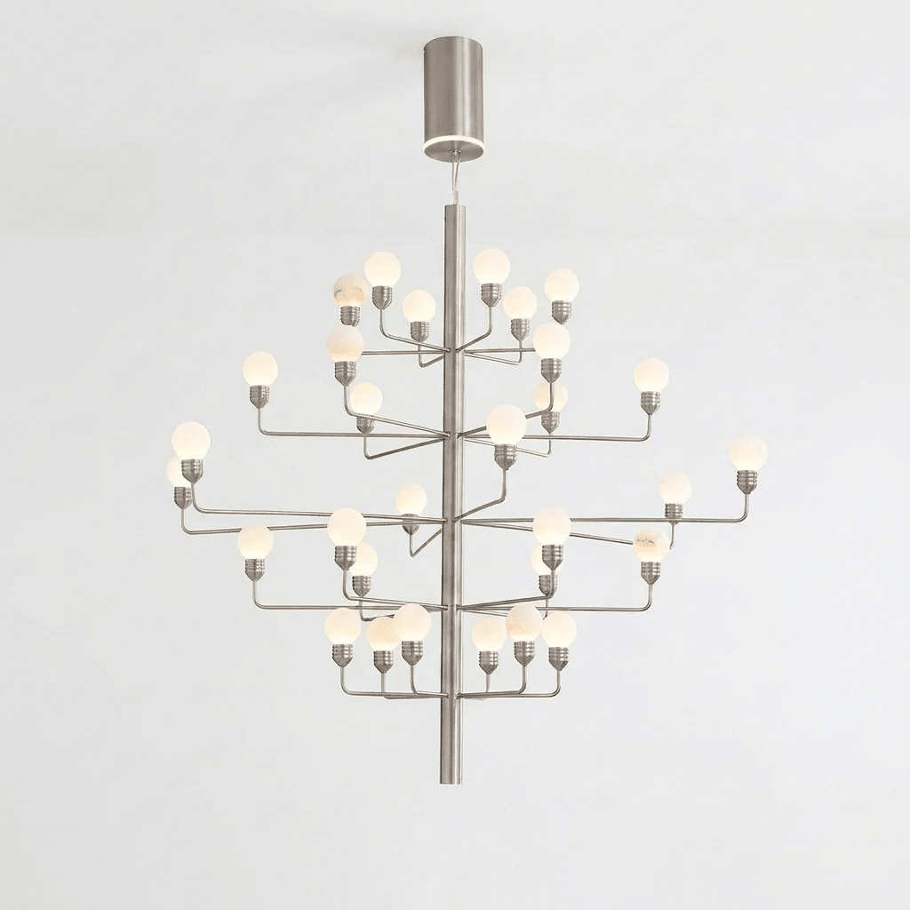 Alabaster Globe Chandelier — Chandelier | Maison Monashee — view 22