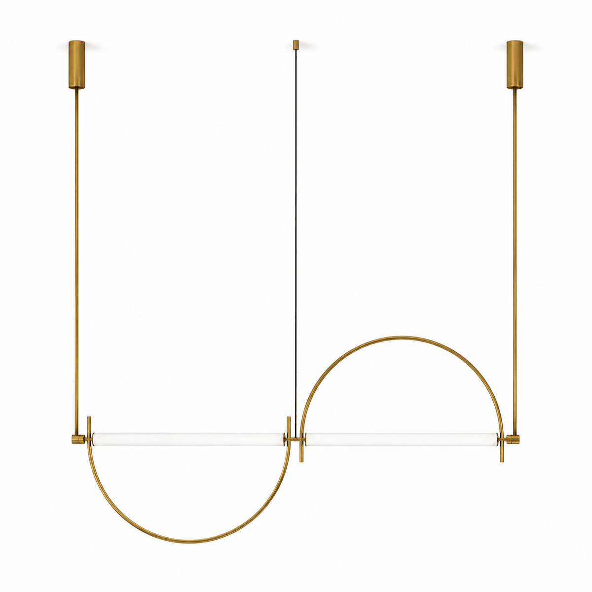 Linear Chandelier Gold — Chandelier | Maison Monashee — view 18