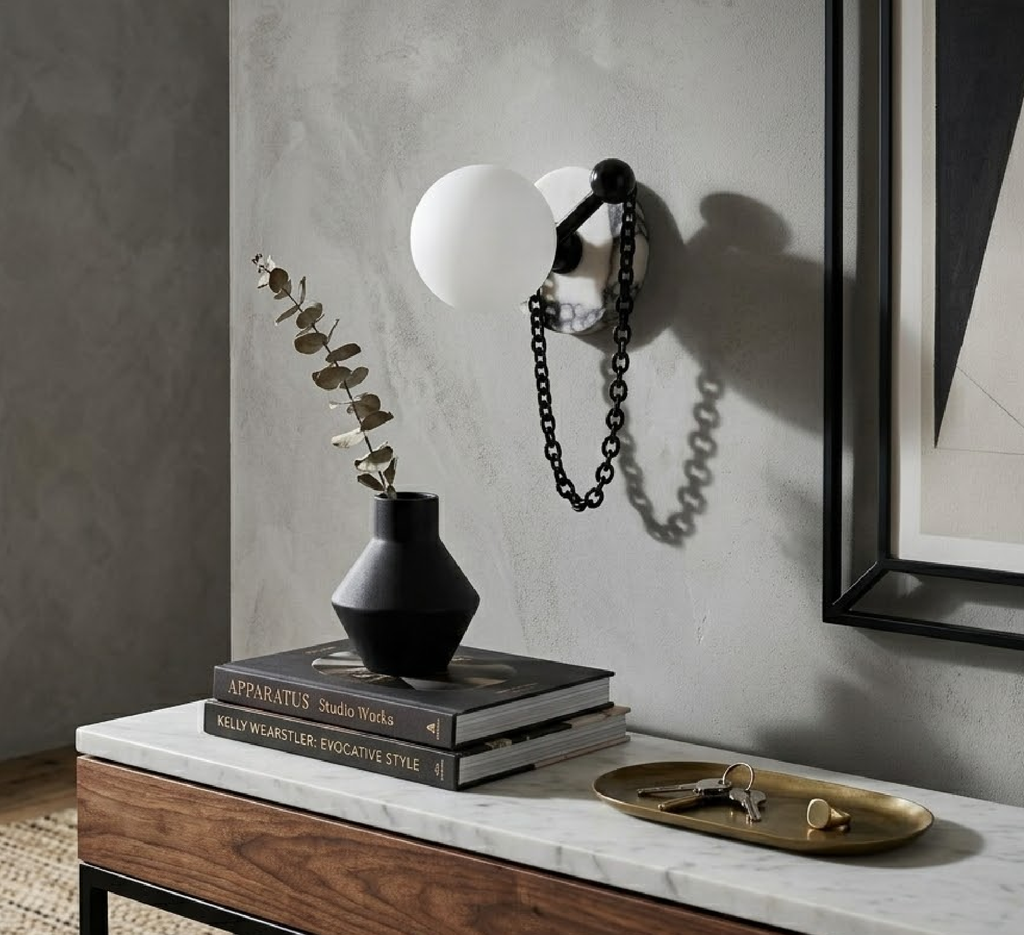 Marble Sconce Light — Wall Sconce | Maison Monashee — view 3