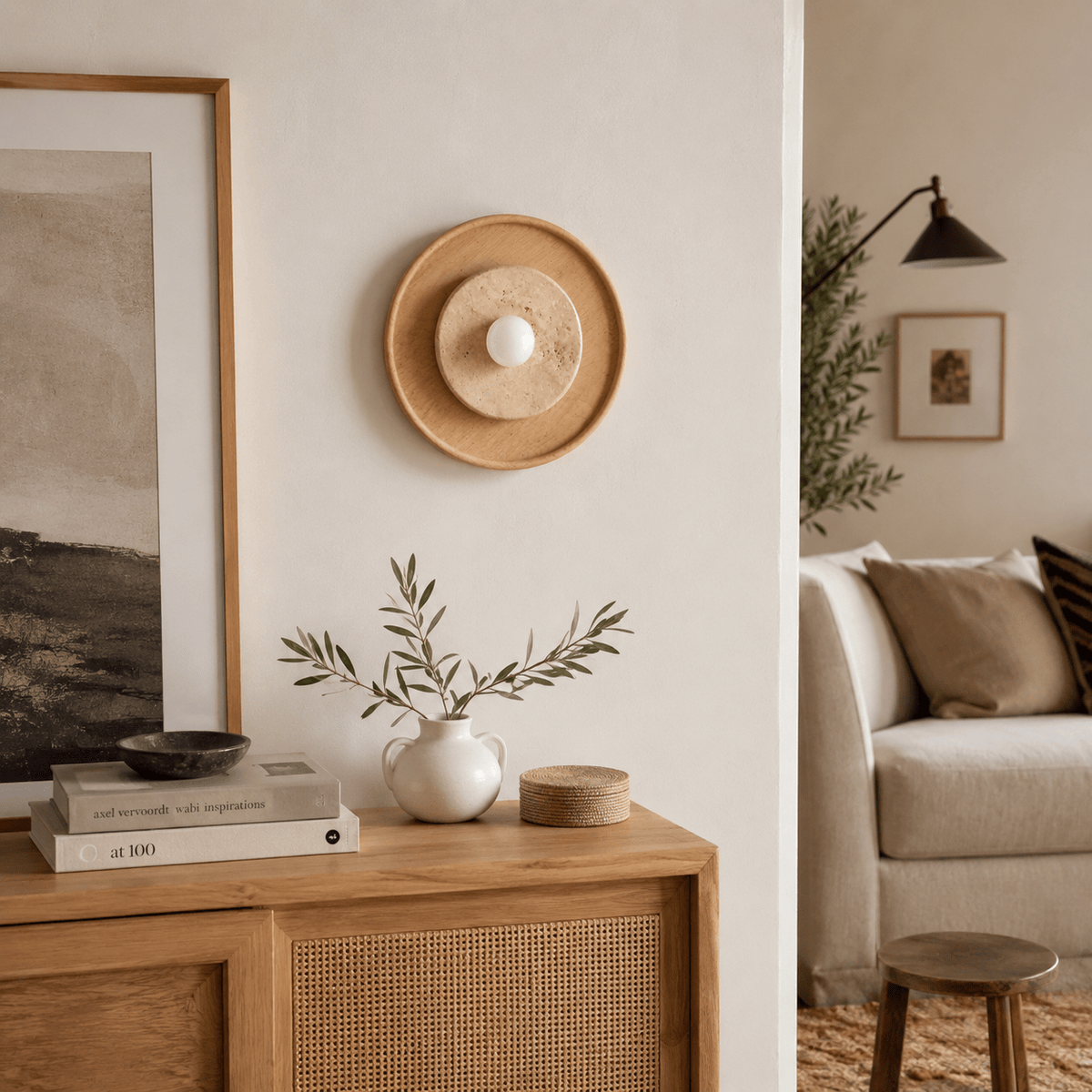 Minimalist Wall Sconce Light — Wall Sconce | Maison Monashee — view 5