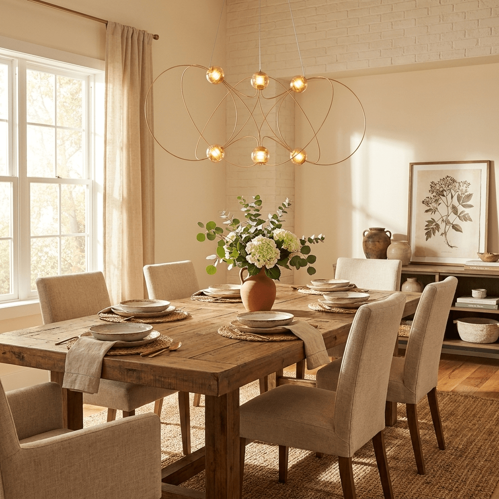 Amber Glass Chandelier Light — Chandelier | Maison Monashee — view 3