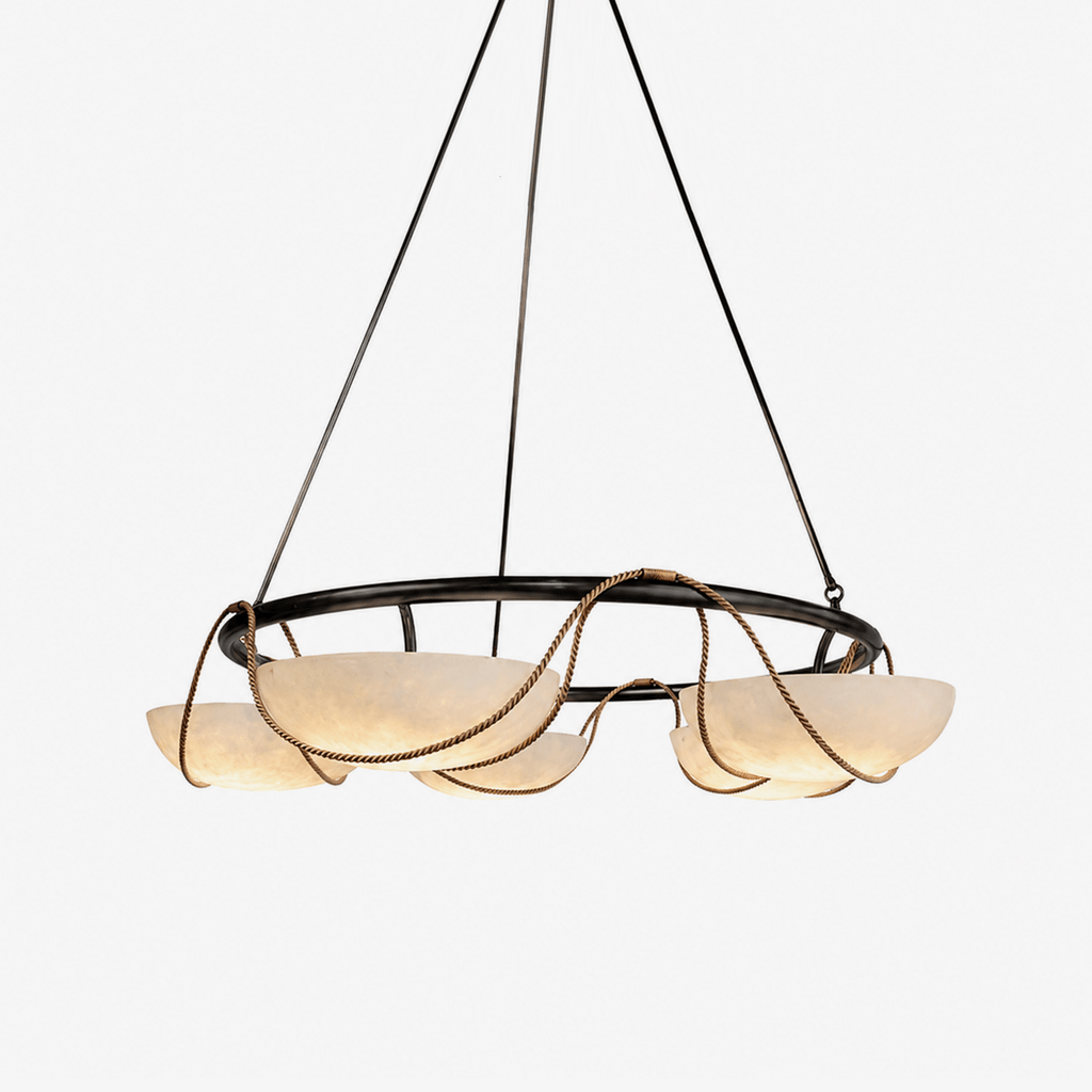Alabaster Ring Chandelier — Chandelier | Maison Monashee