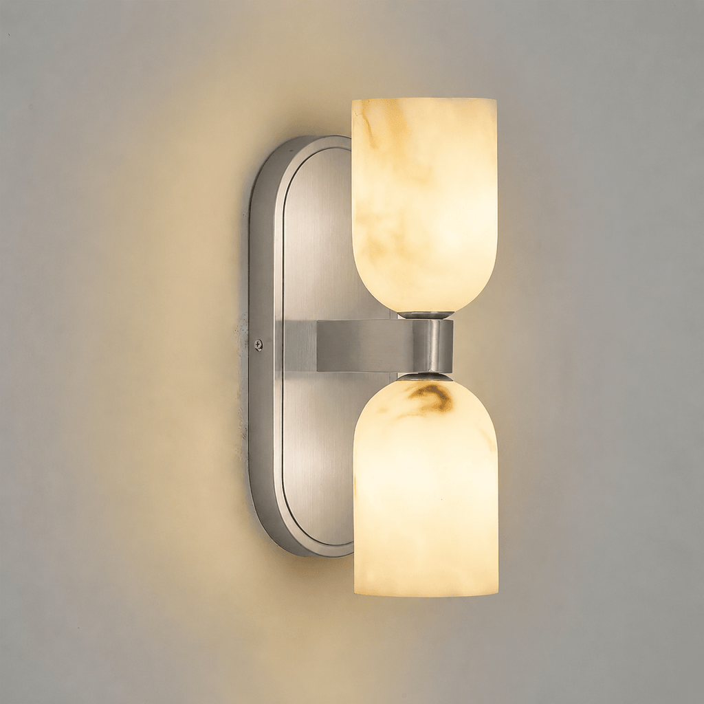 Alabaster Wall Sconce Bathroom — Wall Sconce | Maison Monashee — view 4
