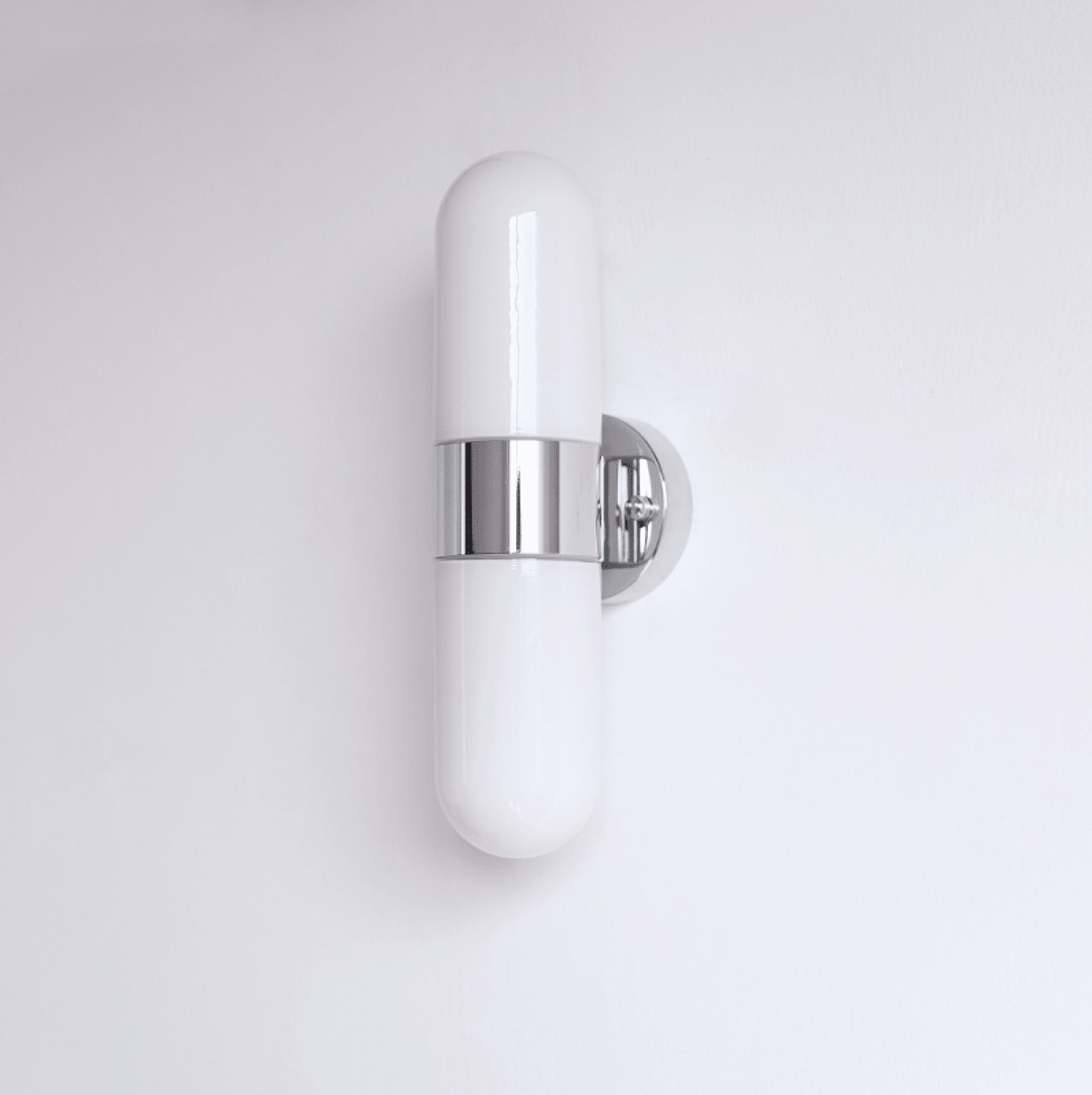 Frosted Glass Vanity Light — Wall Sconce | Maison Monashee — view 6
