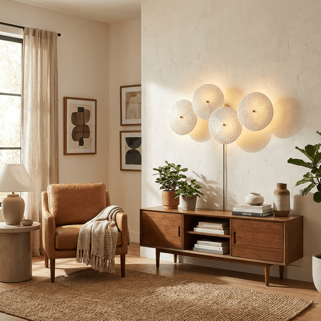 White Flower Wall Sconce — Wall Sconce | Maison Monashee — view 2