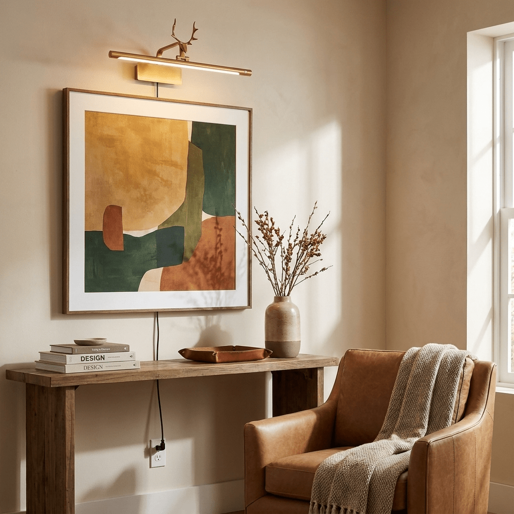 Gold Plug-In Wall Light — Wall Sconce | Maison Monashee — view 5