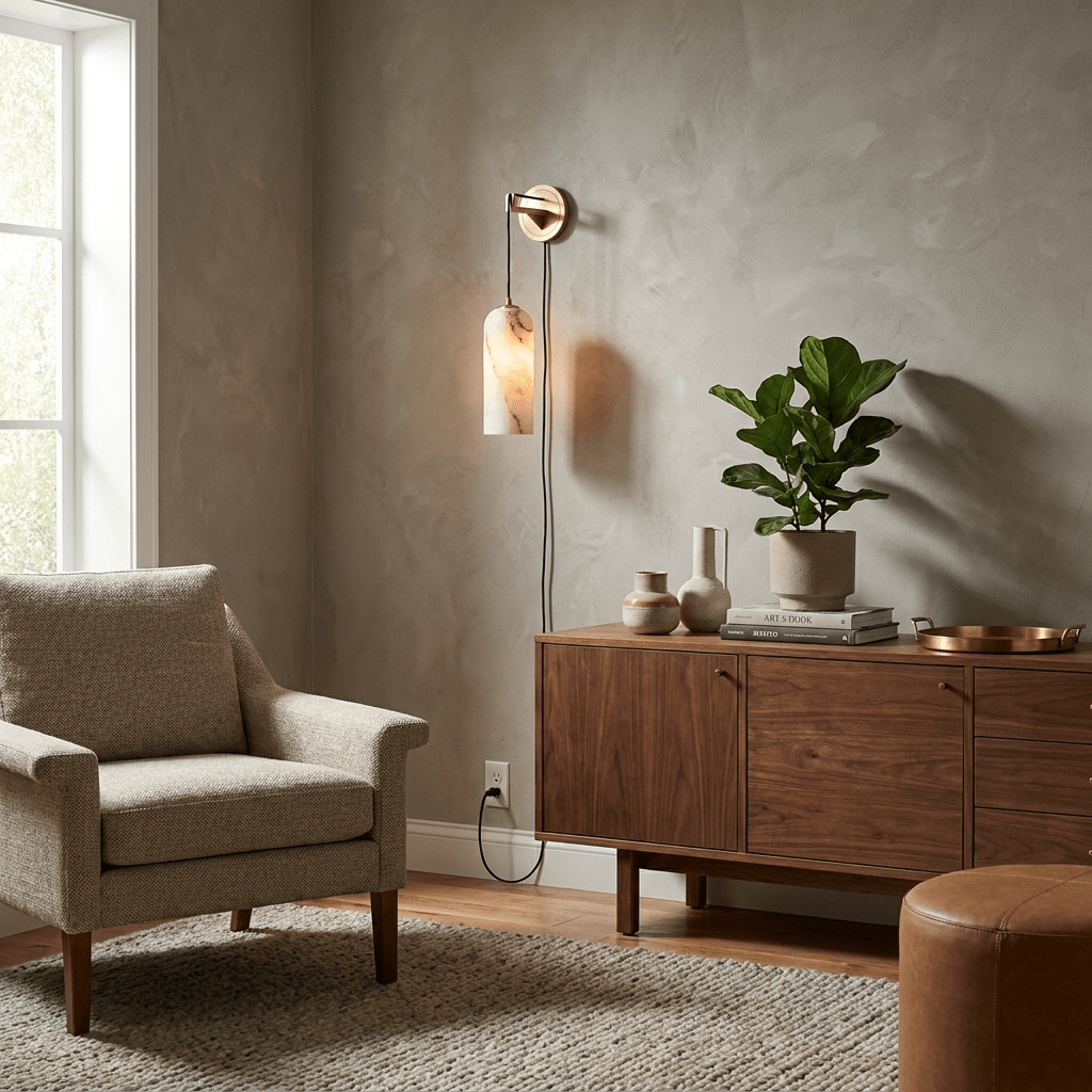 Alabaster Vanity Sconce — Wall Sconce | Maison Monashee — view 4