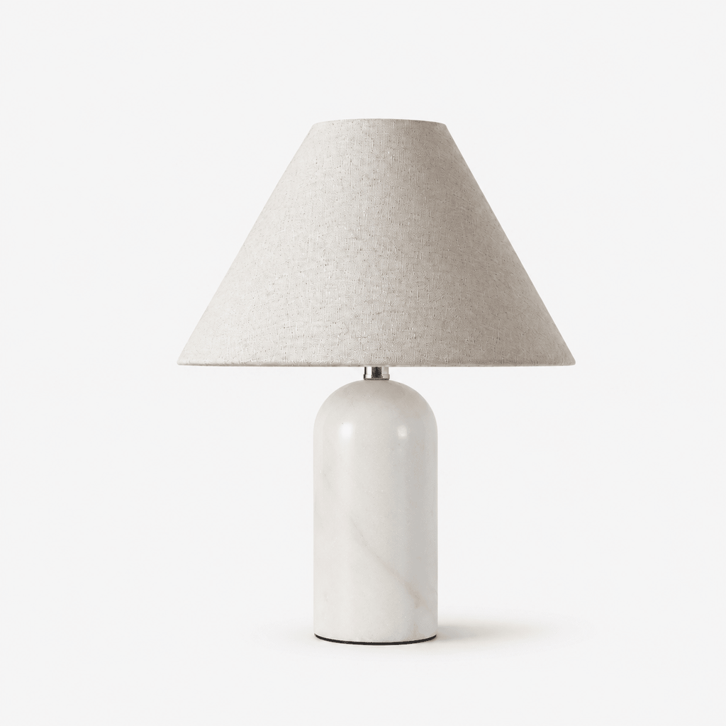 Marble Side Table Lamp — Table Lamp | Maison Monashee
