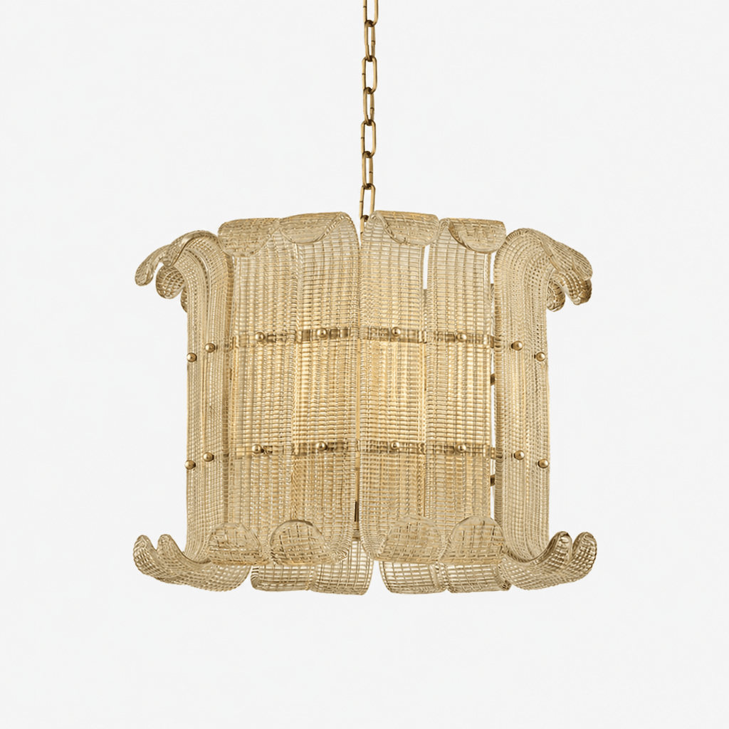 Glass Geometric Chandelier — Chandelier | Maison Monashee