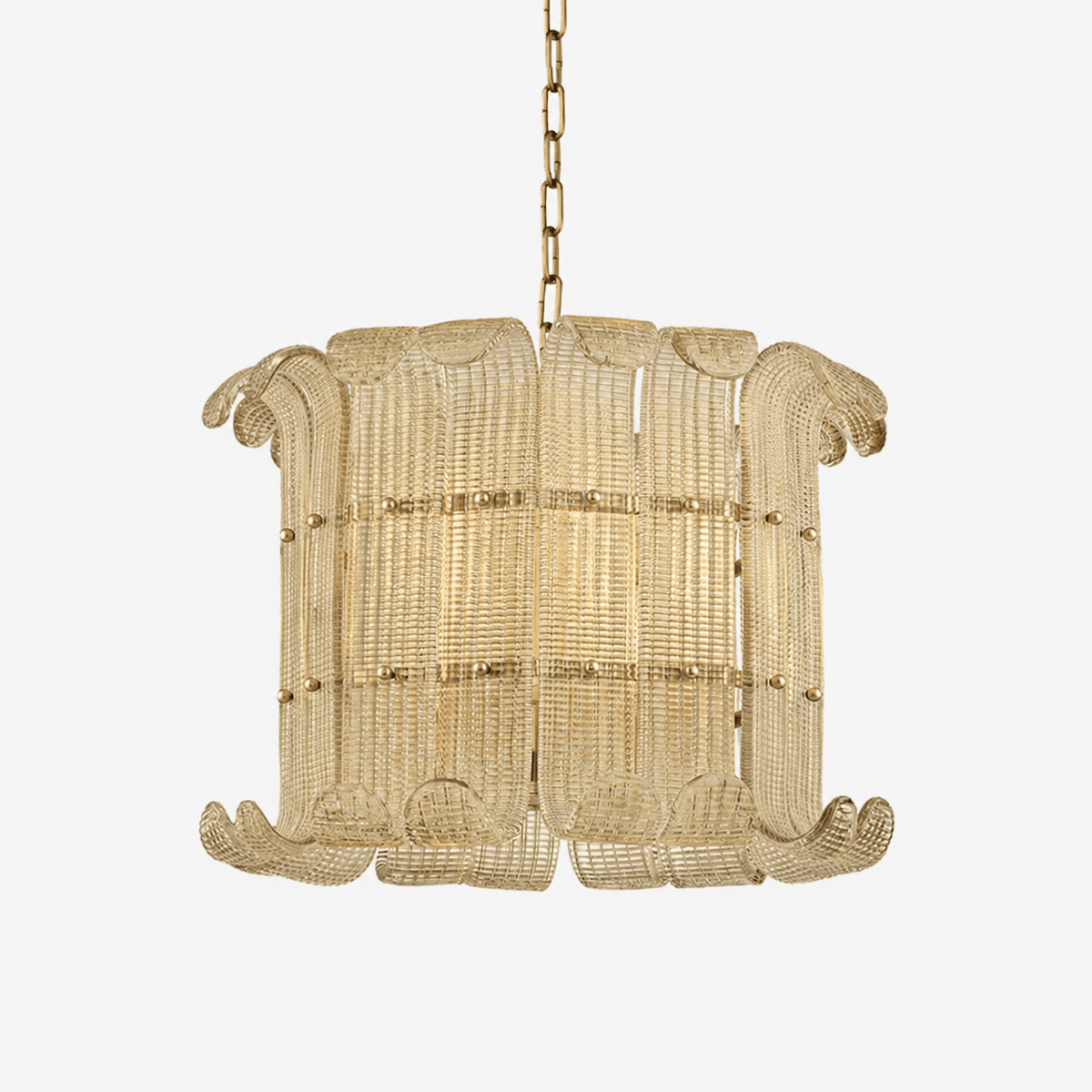 Glass Geometric Chandelier — Chandelier | Maison Monashee