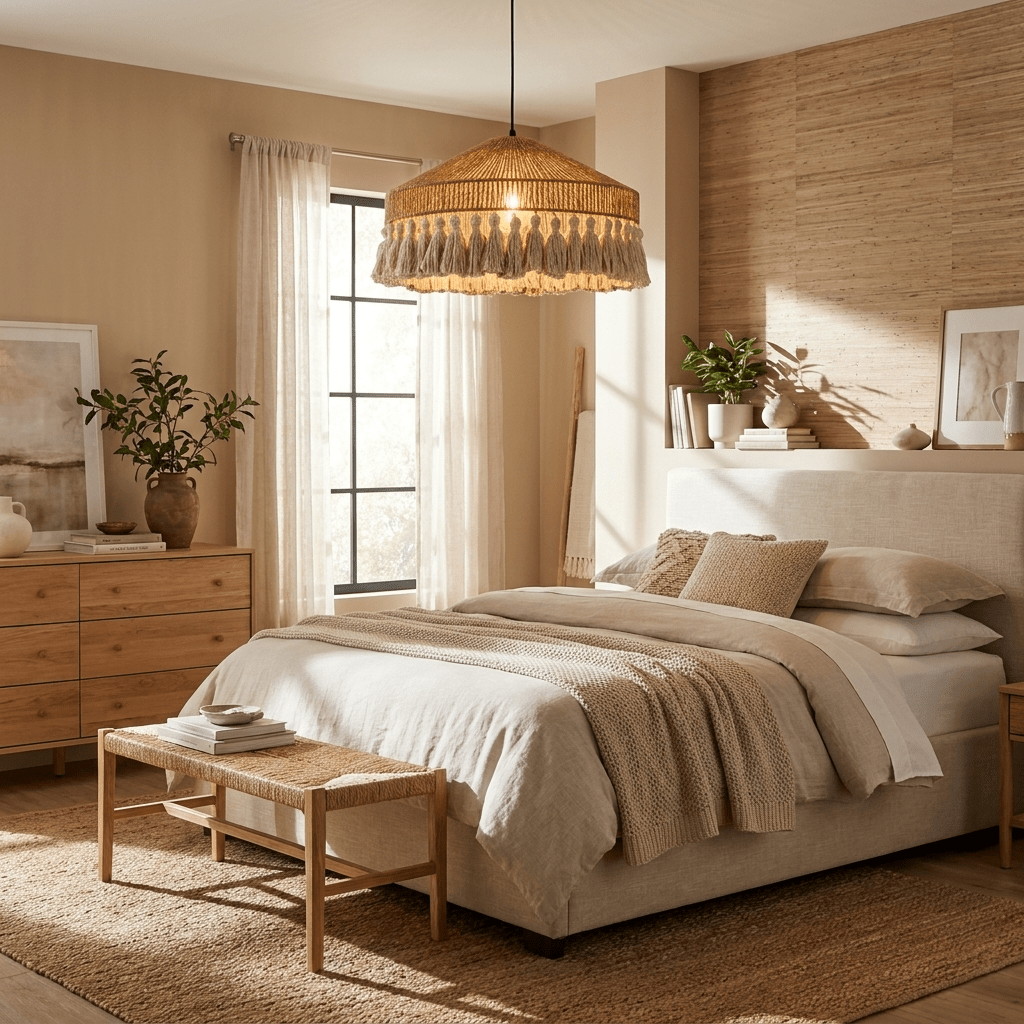 Large Drum Pendant Lighting — Pendant Light | Maison Monashee — view 3