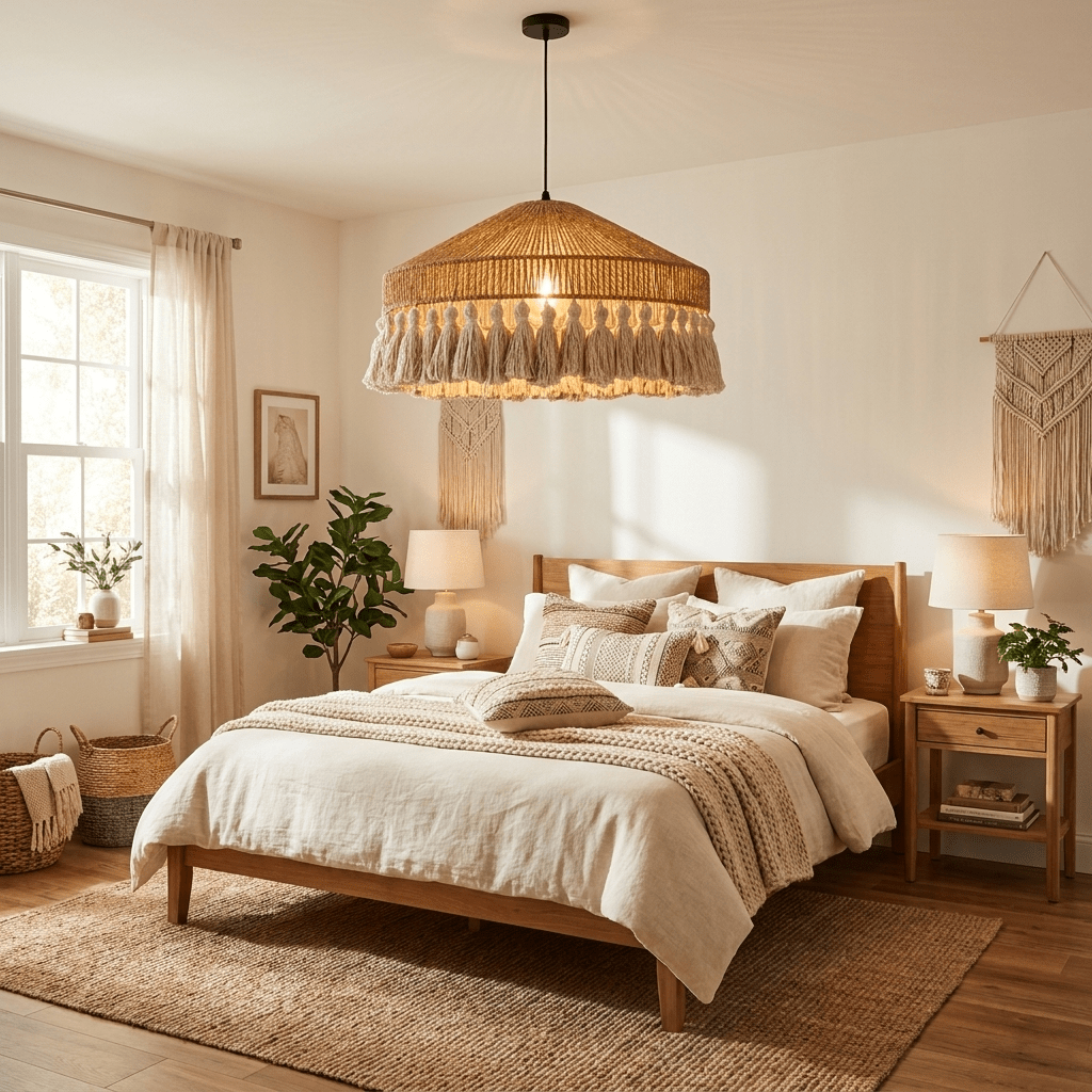 Large Drum Pendant Lighting — Pendant Light | Maison Monashee — view 5