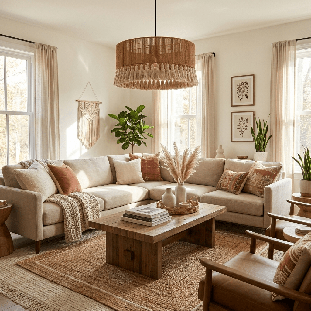 Large Drum Pendant Lighting — Pendant Light | Maison Monashee — view 7